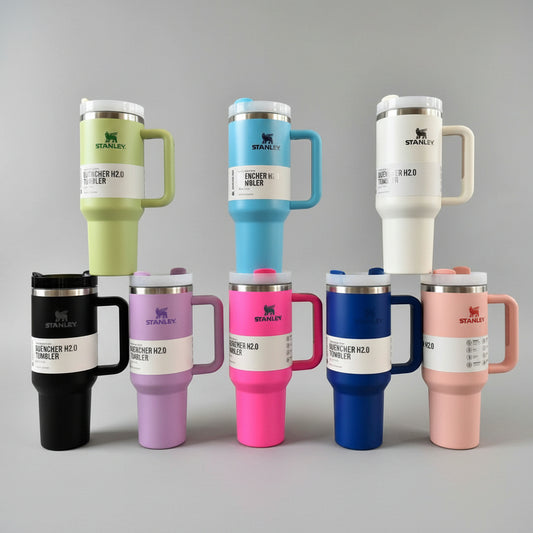 Stainless Steel Tumbler Hot and Cold with Handle & Straw (1200 ML)