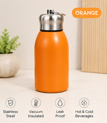 Colourful Stainless Steel Hot & Cold Bottle (300ml)