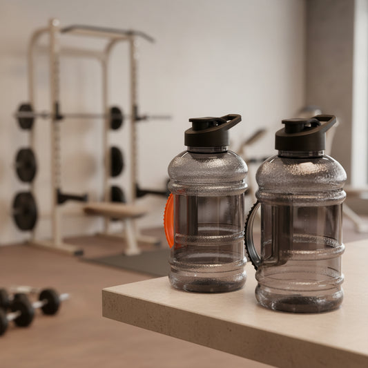 1500ml Gym Gallon Water Bottle & Shaker