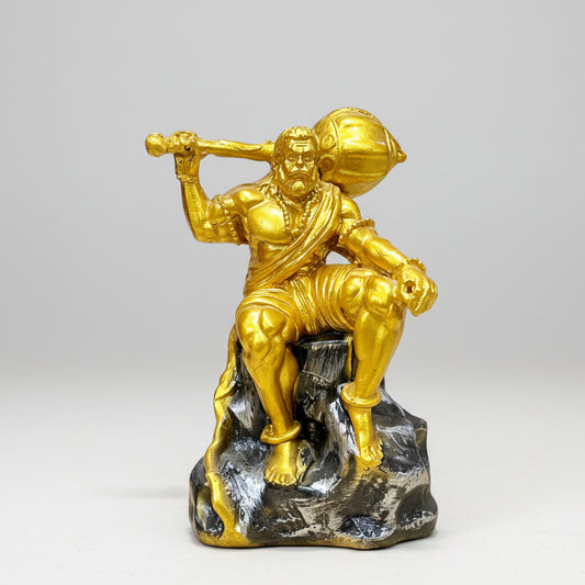 Bahubali Hanuman Sitting on Mountain Idol
