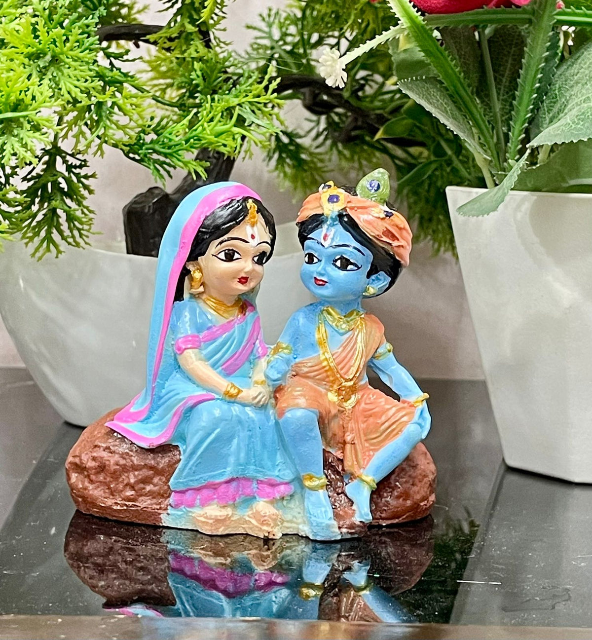 Beautiful Bal Krishna and Radha Idol