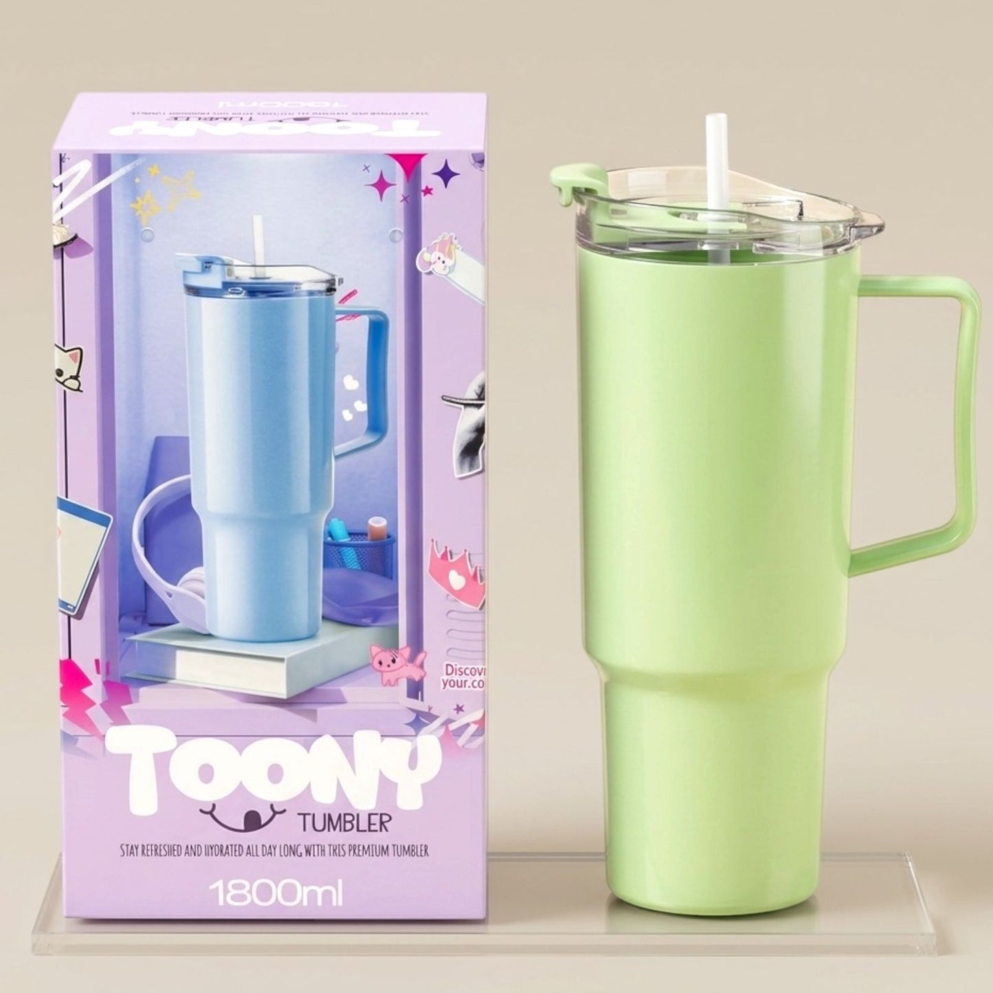 TOONY Plastic Tumbler (1800ml)