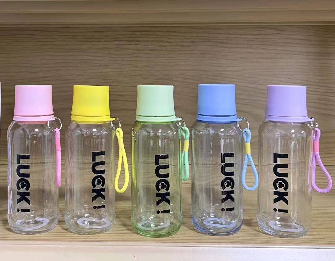 LUCKI Glass Water Bottle