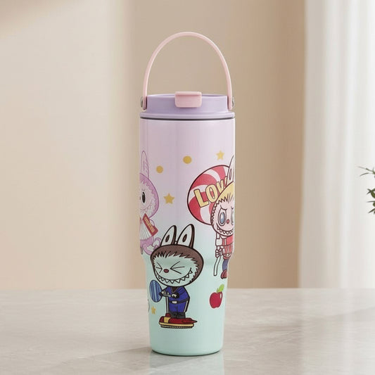 Labubu Design Stainless Steel Hot & Cold Tumbler (950ml)
