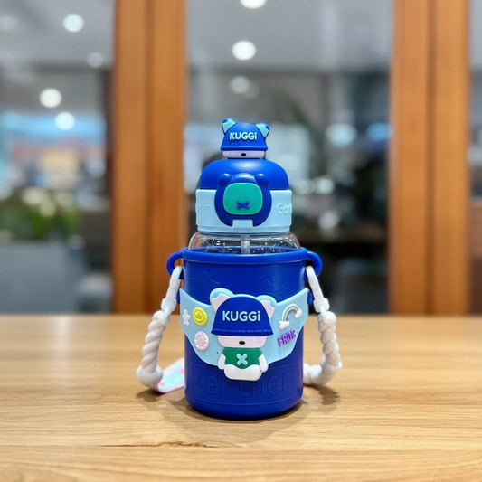 Cute Cartoon Design Sipper Bottle