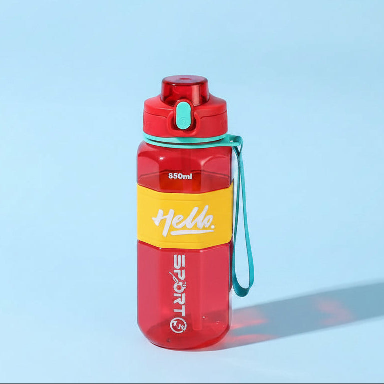 Hello Sports Water Bottle & Sipper (850ml)