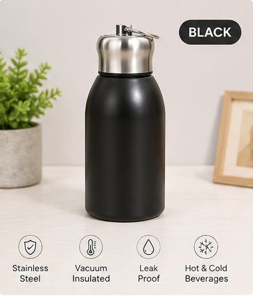 Colourful Stainless Steel Hot & Cold Bottle (300ml)