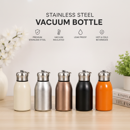 Colourful Stainless Steel Hot & Cold Bottle (300ml)