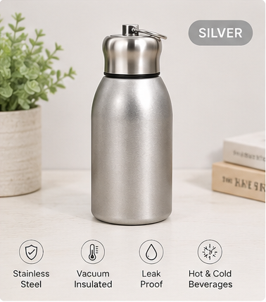 Colourful Stainless Steel Hot & Cold Bottle (300ml)