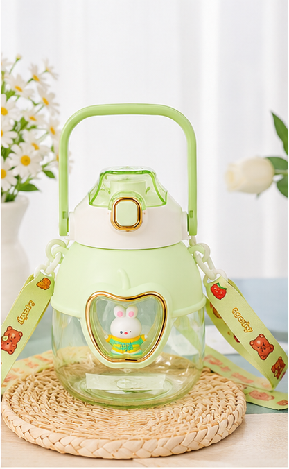 Cartoon Design Water Bottle & Sipper