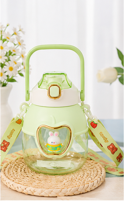Cartoon Design Water Bottle & Sipper