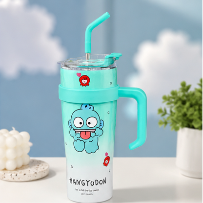 Cute Printed Stainless Steel Hot & Cold Tumbler (1200ml)