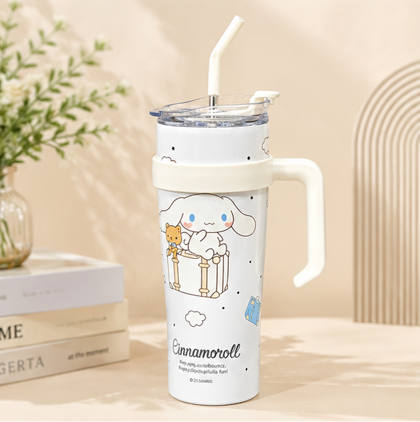 Cute Printed Stainless Steel Hot & Cold Tumbler (1200ml)