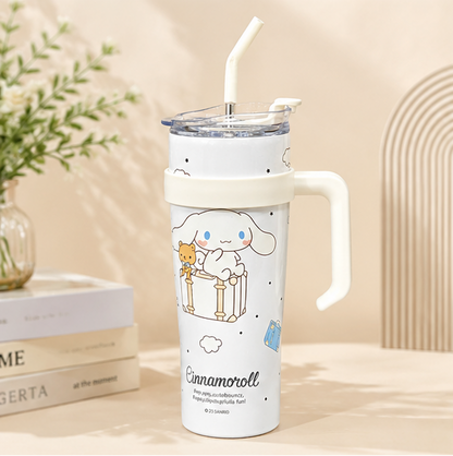 Cute Printed Stainless Steel Hot & Cold Tumbler (1200ml)