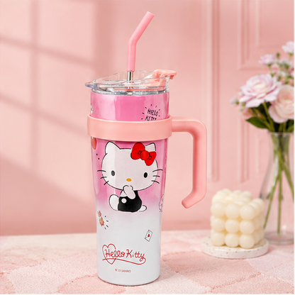 Cute Printed Stainless Steel Hot & Cold Tumbler (1200ml)