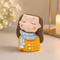 Handcrafted Muffler Girl Planter/Flower Pot