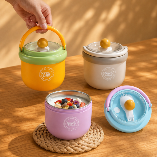 Cute Stainless Steel Leakproof Lunch Box