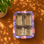 Enjoy Time 3 Compartment Stainless Steel Leakproof Lunch Box