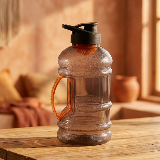 1500ml Gym Gallon Water Bottle & Shaker