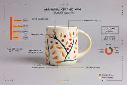 Autumn Berries Ceramic Coffee/Tea Mug