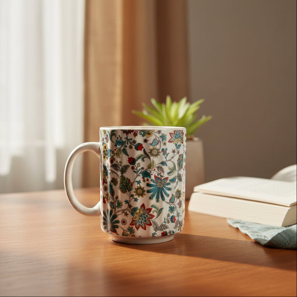 Stag Blue Big Coffee Mug Set of 1 to Gift to Best Friends, Coffee Mugs, Microwave Safe Ceramic Mugs