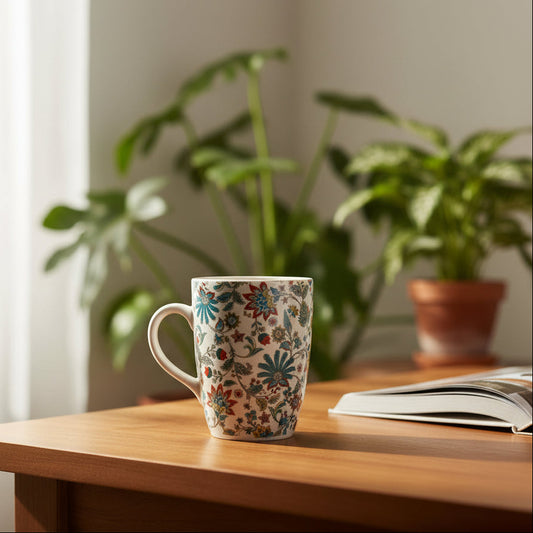 Stag Blue Medium Coffee Mug Set of 1 to Gift to Best Friends, Coffee Mugs, Microwave Safe Ceramic Mugs