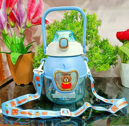 Cartoon Design Water Bottle & Sipper
