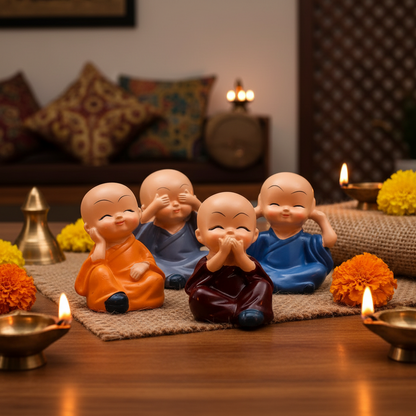 Buddha Monk - 4pc