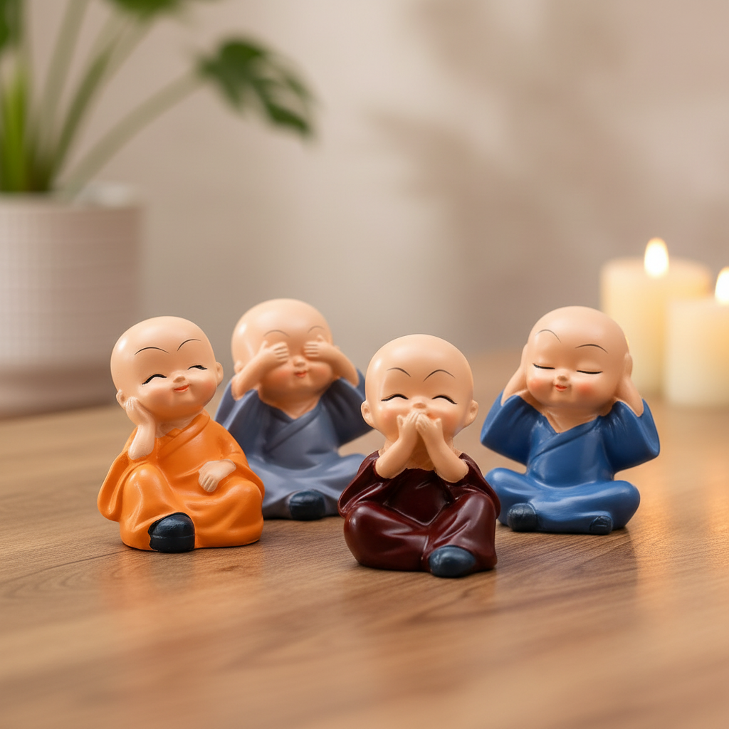 Buddha Monk - 4pc