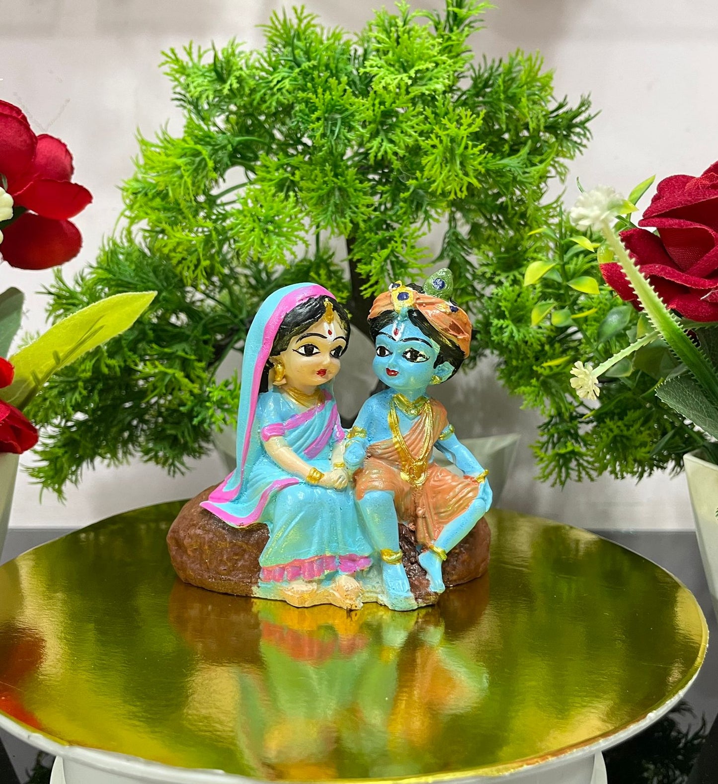 Beautiful Bal Krishna and Radha Idol