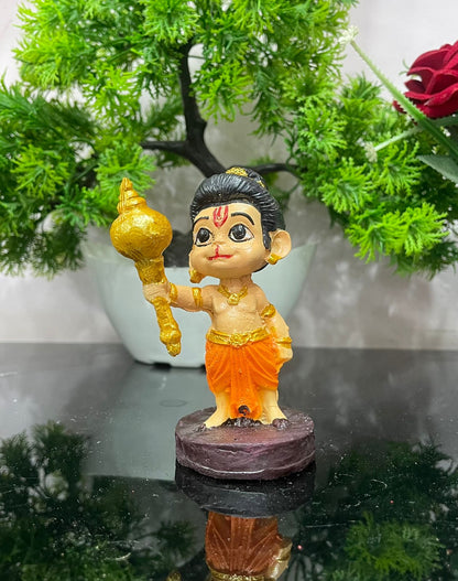 Handcrafted Polyresin Bal Roop Hanuman Idol