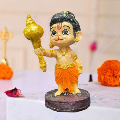 Handcrafted Polyresin Bal Roop Hanuman Idol