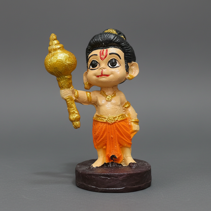 Handcrafted Polyresin Bal Roop Hanuman Idol