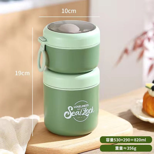 Double Dacker Stainless Steel Leakproof Lunch Box