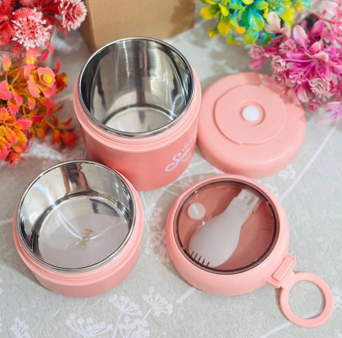 Double Dacker Stainless Steel Leakproof Lunch Box