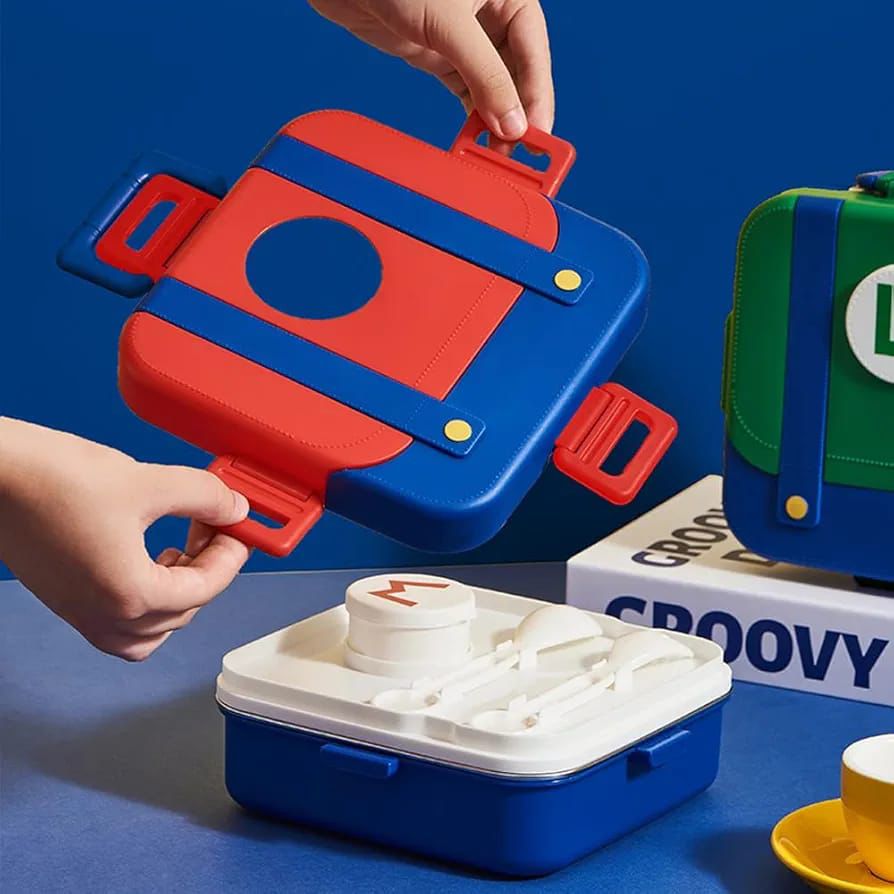 Stainless Steel Super Mario Lunch Box (750ml)