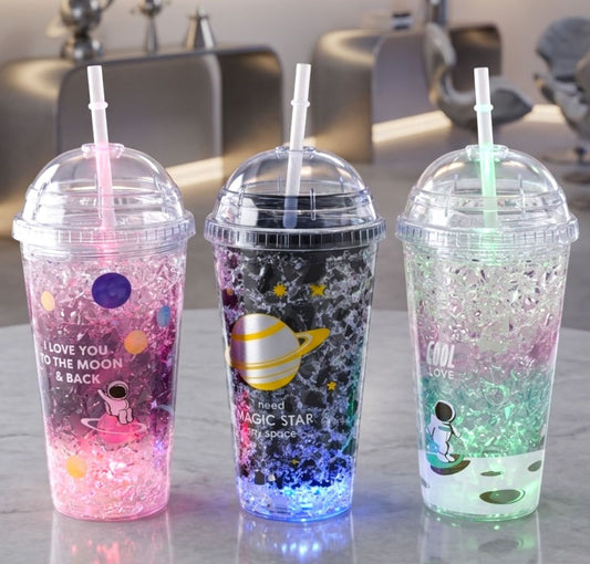 Astronaut Space Design LED Sipper Bottle