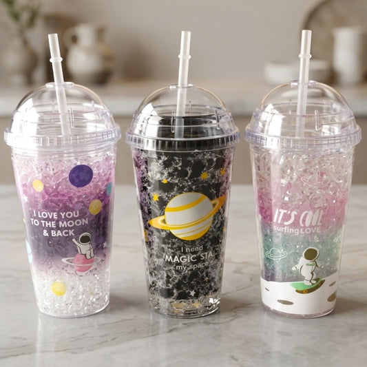 Astronaut Space Design LED Sipper Bottle