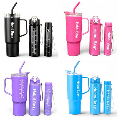 3 Piece Set of 2 Bottles & 1 Mug (1500ml + 800ml + 300ml)