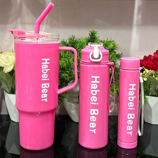 3 Piece Set of 2 Bottles & 1 Mug (1500ml + 800ml + 300ml)