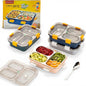 3 Compartment Stainless Steel Leakproof TOKYO Lunc h Box