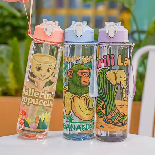 Mix Cartoon Design Sipper Bottle (900ml)
