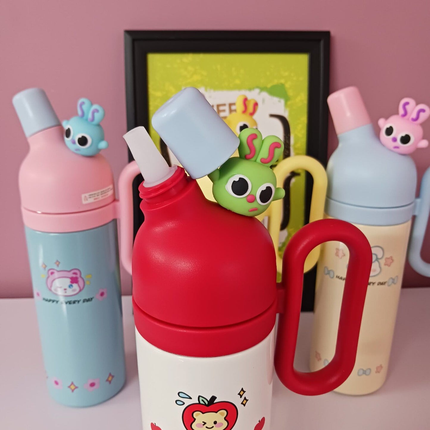 Happy Every Day Cartoon Design Tumbler (800ml)