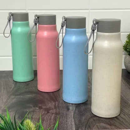 Mix Colour Glass Water Bottle (400ml)