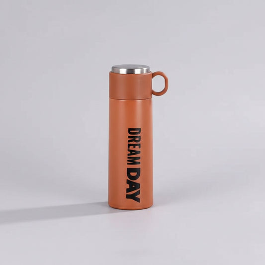 Dream Day Glass Water Bottle With Plastic Outer Cover
