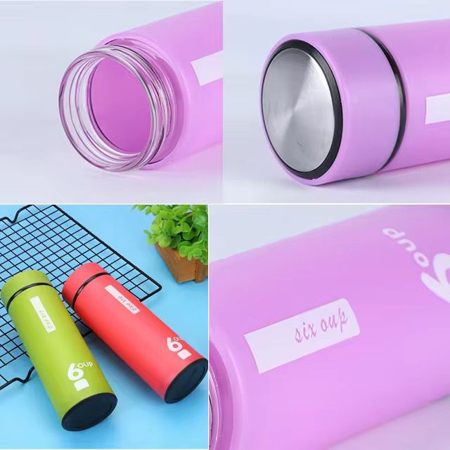 Colourful Glass Water Bottle (450ml)