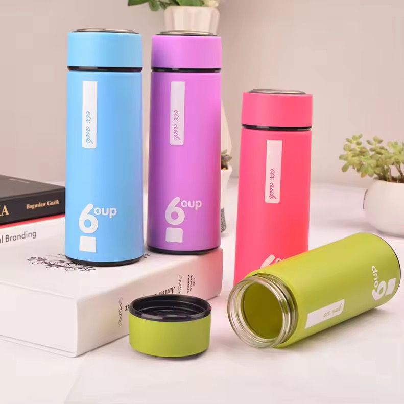 Colourful Glass Water Bottle (450ml)
