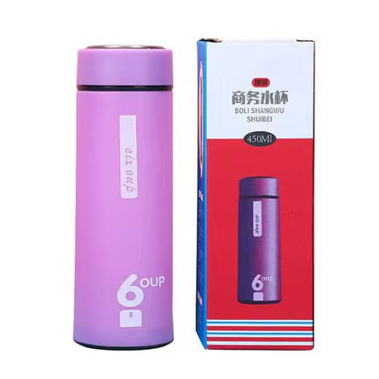 Colourful Glass Water Bottle (450ml)