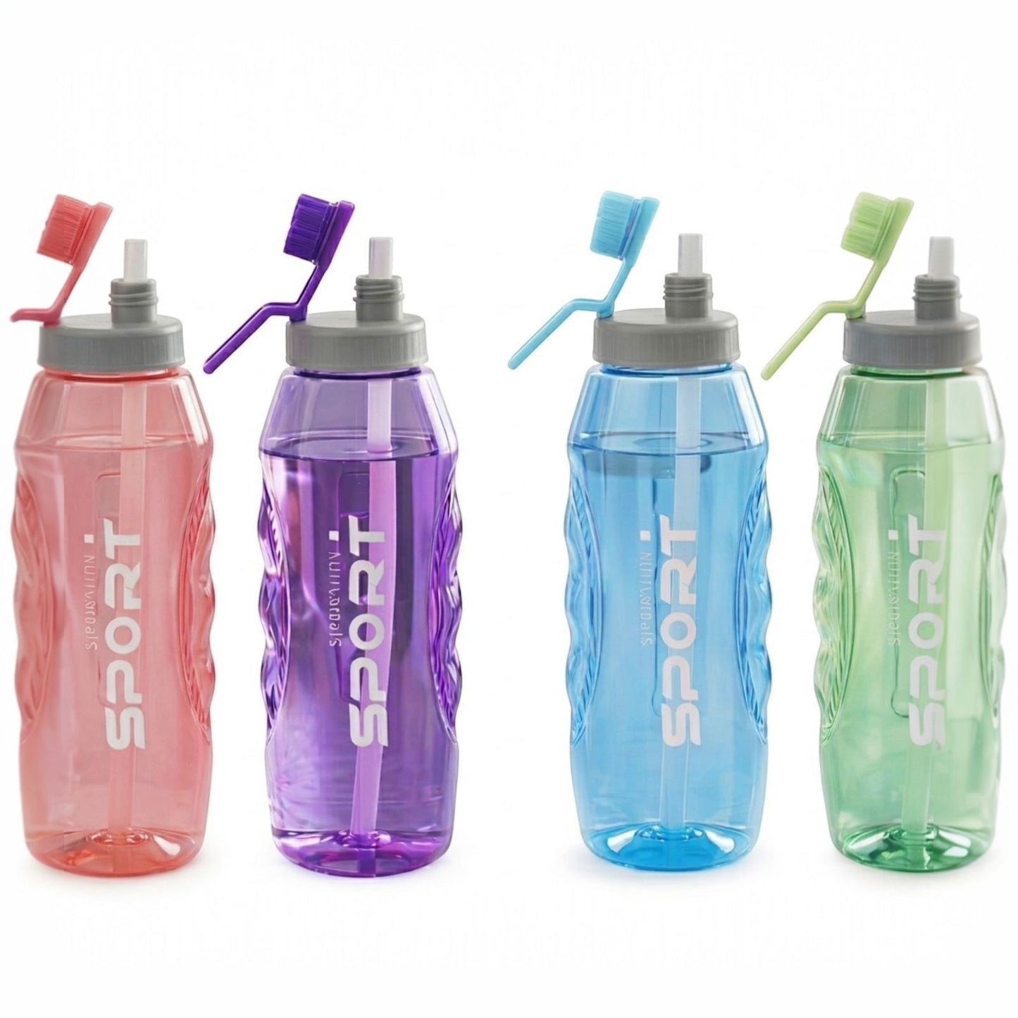 Mix Colour Sports Water Bottle & Sipper (1500ml)