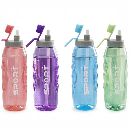 Mix Colour Sports Water Bottle & Sipper (1500ml)